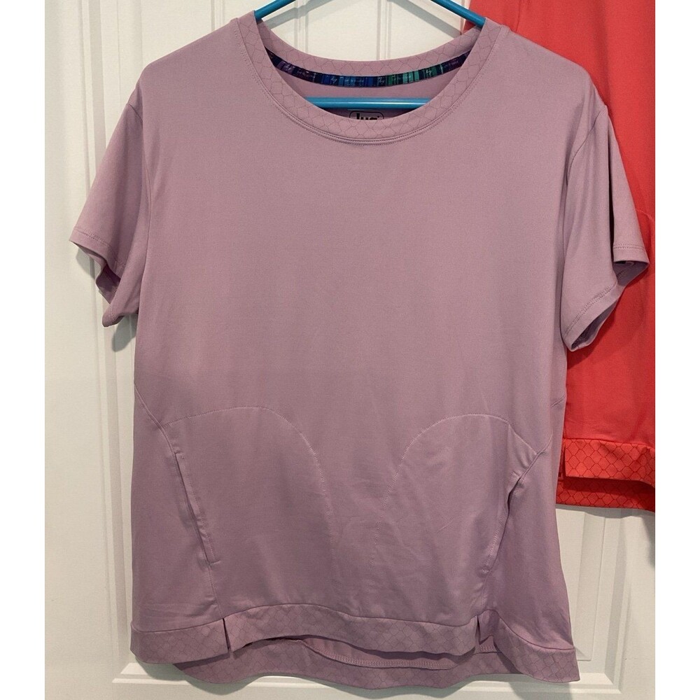 EUC Lug Peached Jersey Short-Sleeve Top - Scoop Sugarplum Icepop Size S